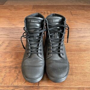 Black matte Dr. Martins Size US 7 woman